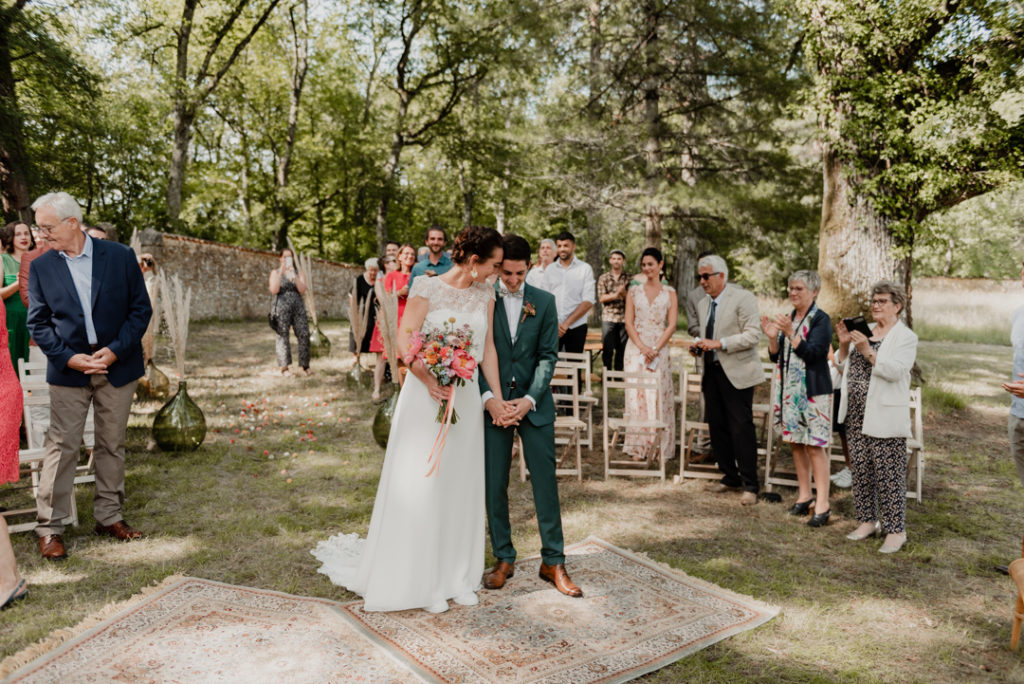 Mariés à la cérémonie laïque