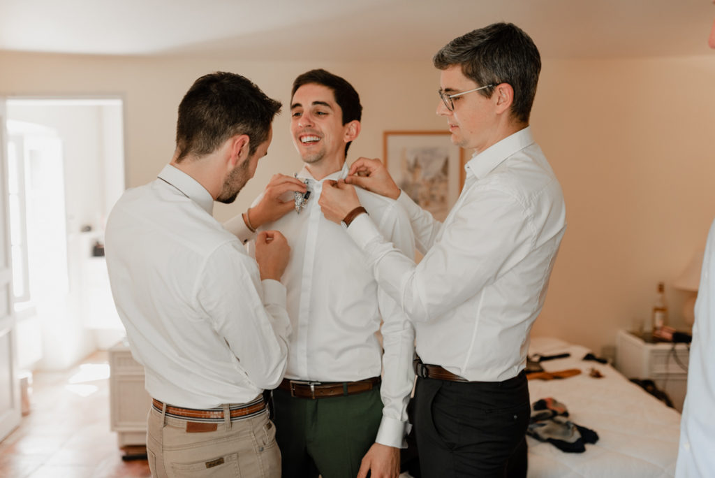 Préparatifs du marié