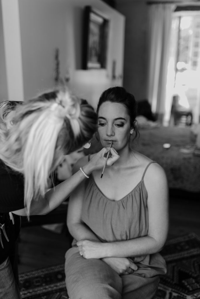 Maquillage de la mariée
