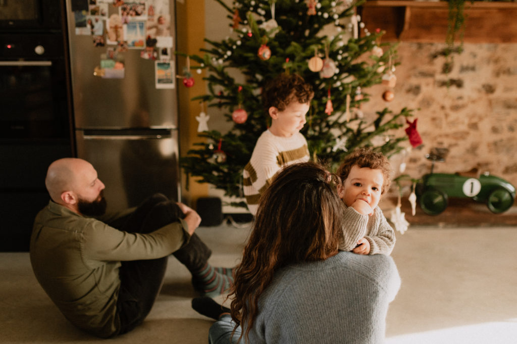 Une séance famille de Noël